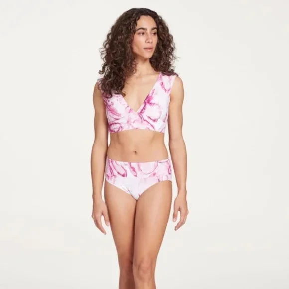 NWT🏷️ CALIA By Carrie Underwood Comfort & Modest Swim Bikini Top XL - Picture 6 of 11